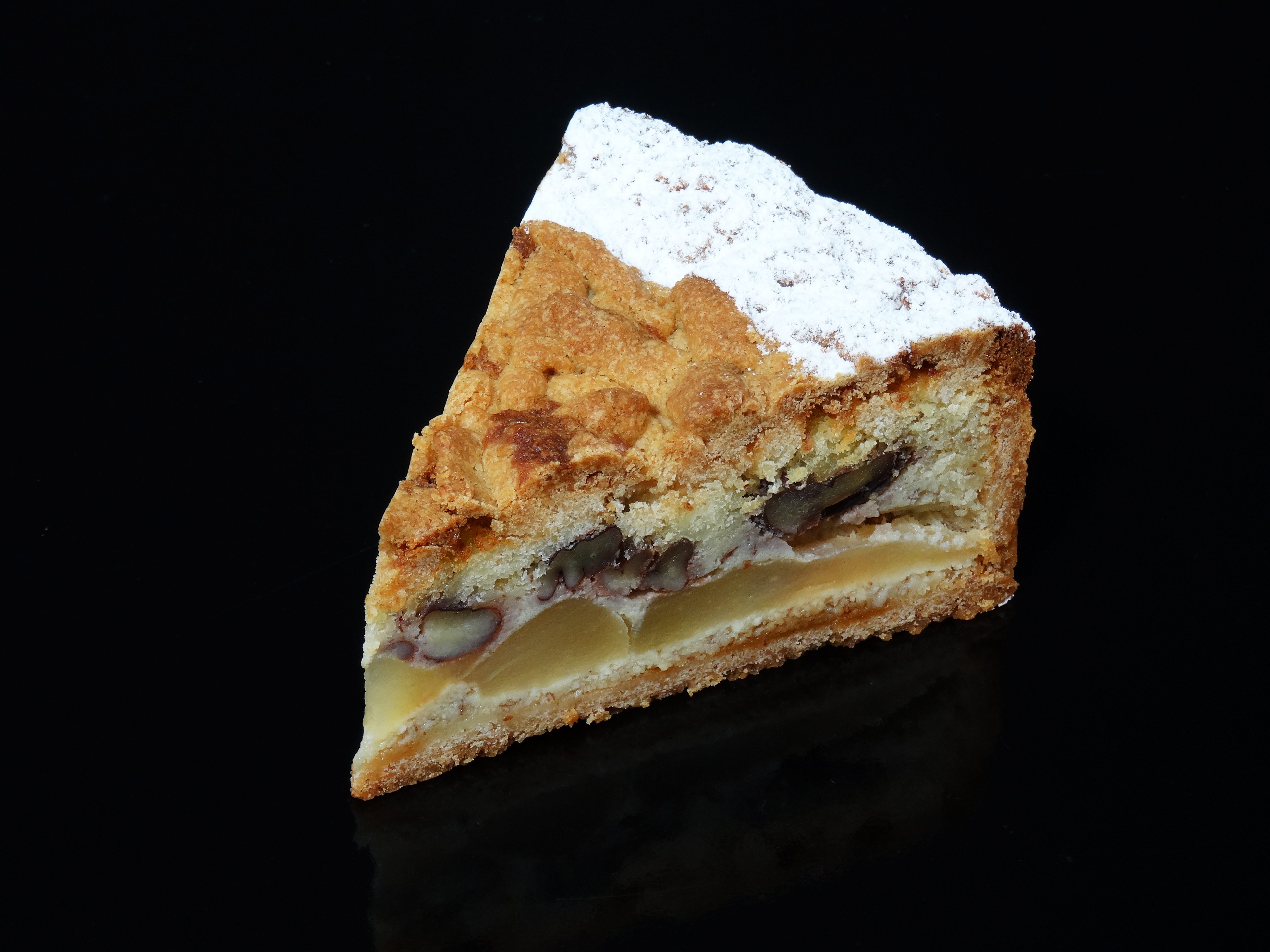 Apfel-Caramel-Tarte-Stück