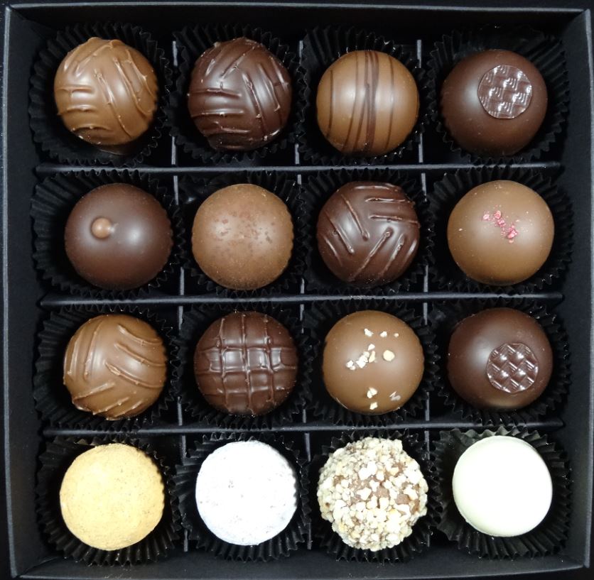 gemischte Truffes in Geschenkverpackung